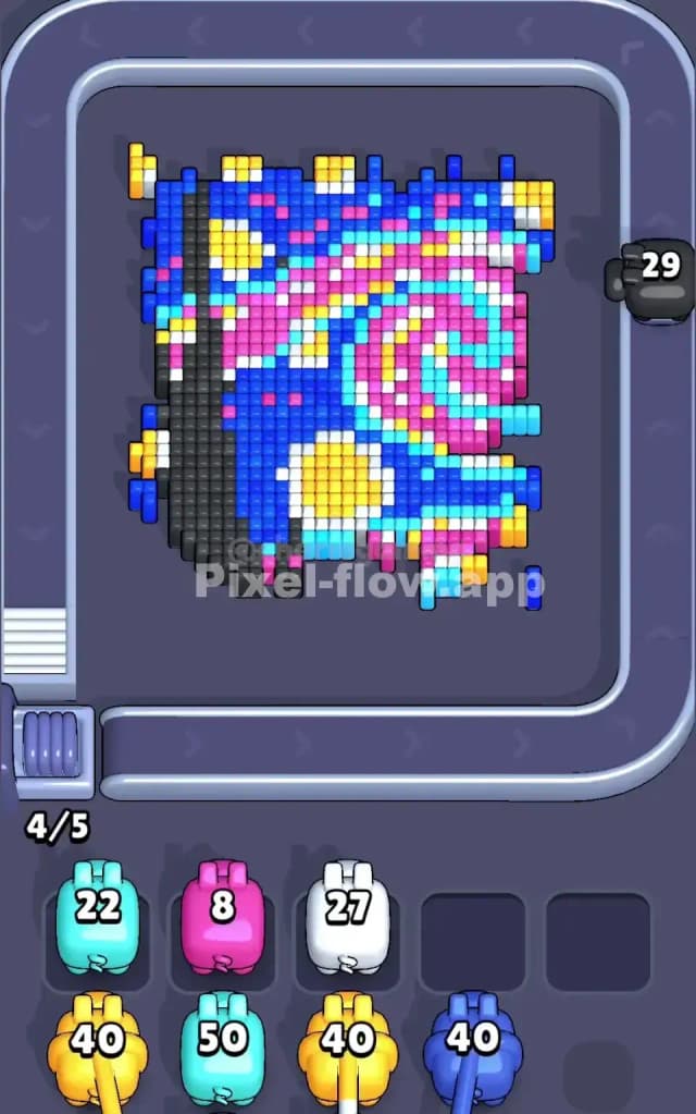 Pixel Flow Level 164 Solution 1