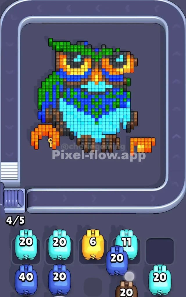 Pixel Flow Level 98 Solution 1