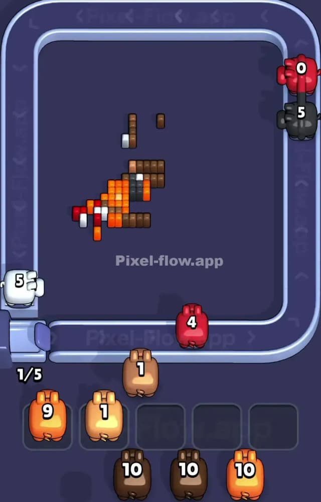 Pixel Flow Level 1331 Solution 3