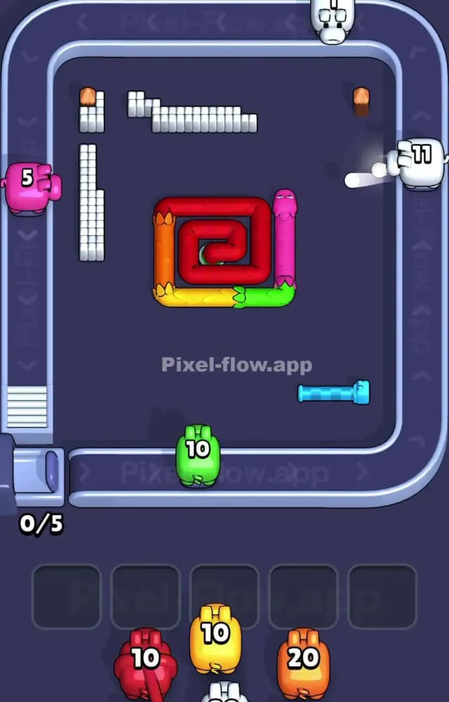 Pixel Flow Level 1312 Solution 3