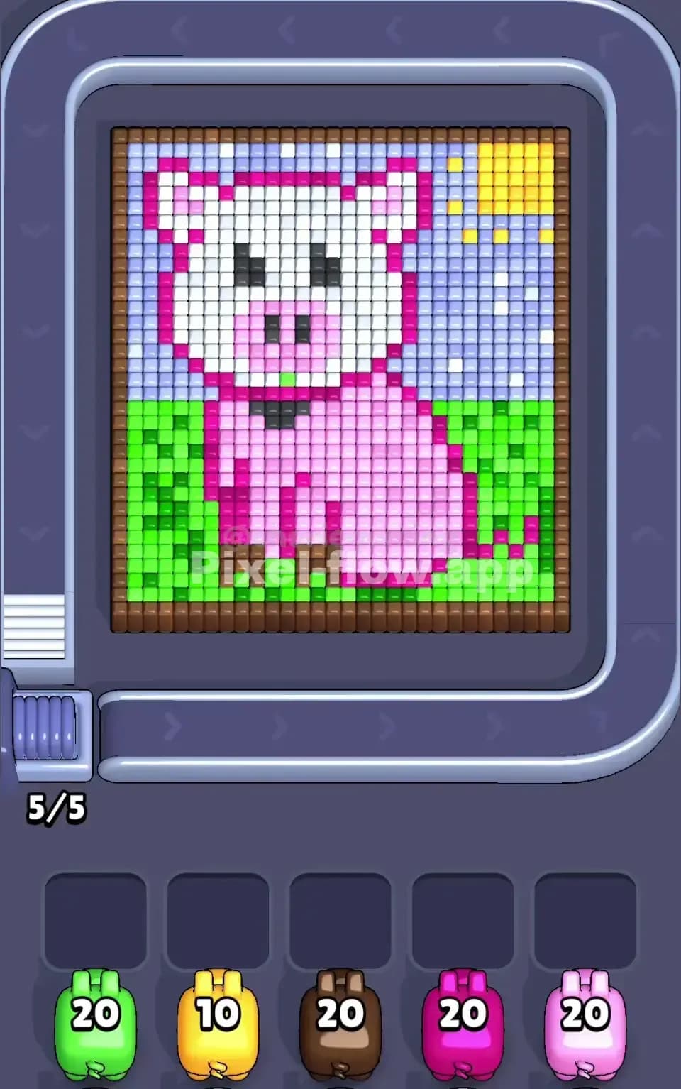 Pixel Flow Level 207 Screenshot