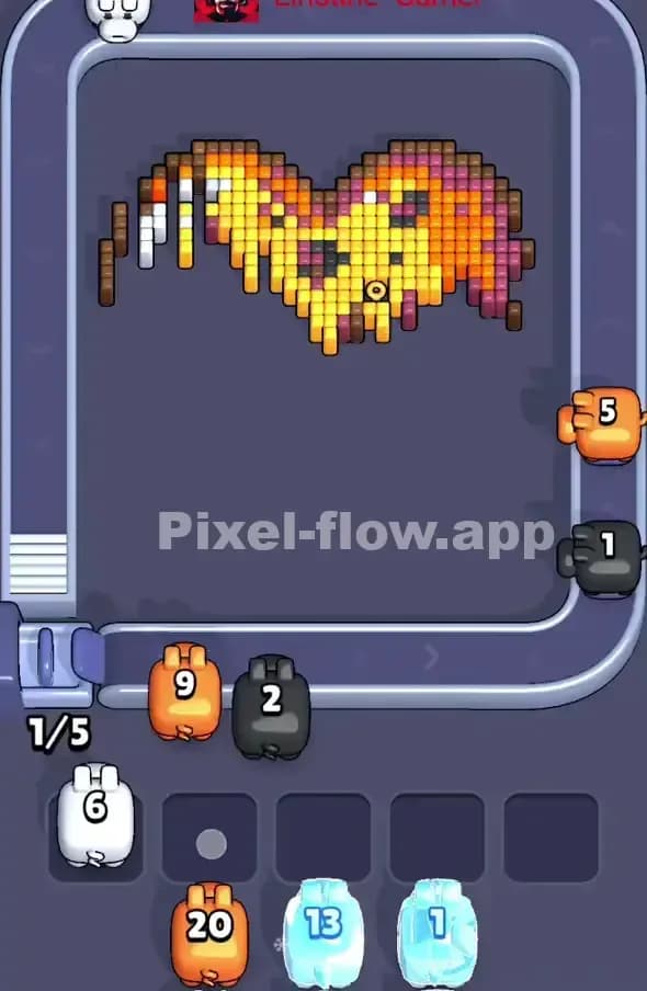 Pixel Flow Level 342 Solution 2