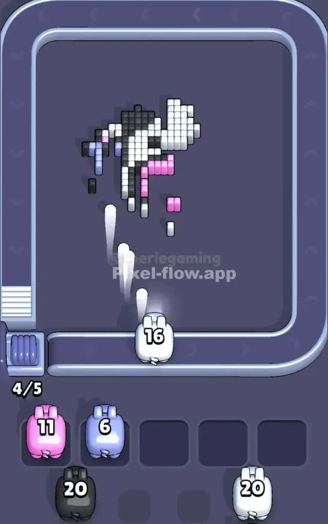 Pixel Flow Level 496 Solution 3
