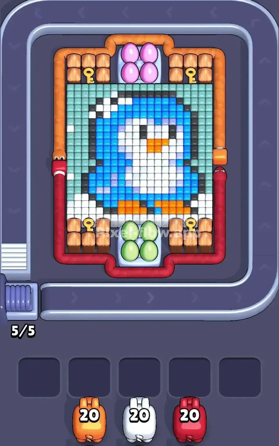 Pixel Flow Level 636 Screenshot