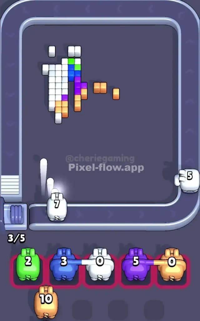 Pixel Flow Level 454 Solution 3