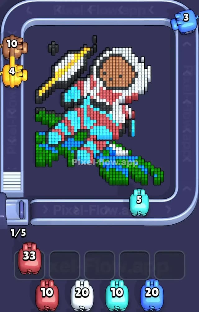 Pixel Flow Level 1307 Solution 1