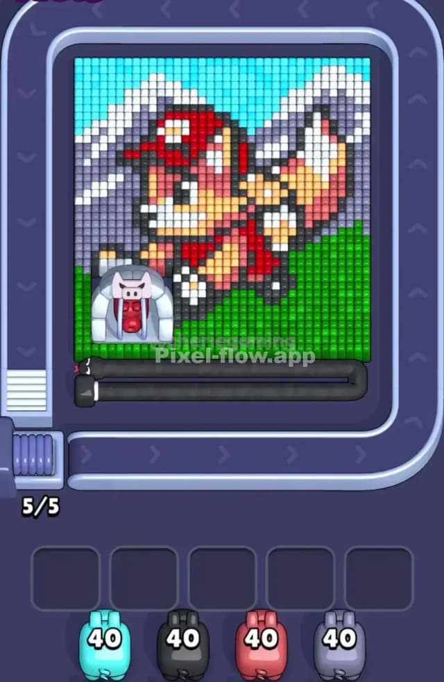 Pixel Flow Level 1781 Gameplay