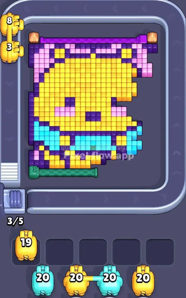 Pixel Flow Level 506 Solution 1