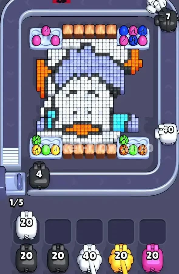 Pixel Flow Level 355 Solution 1