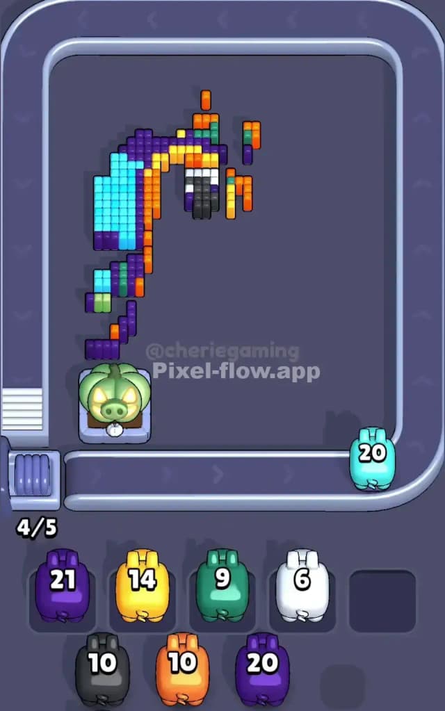 Pixel Flow Level 745 Solution 3