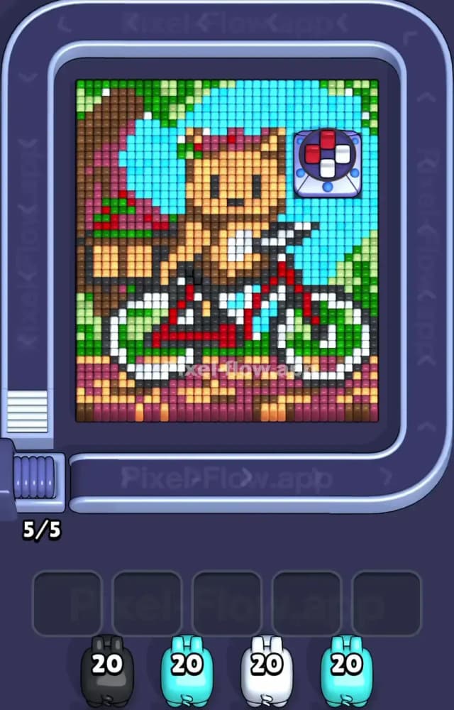 Pixel Flow Level 1335 Gameplay