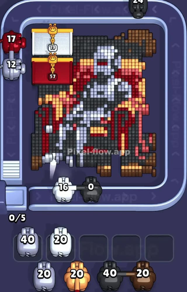 Pixel Flow Level 1348 Solution 1