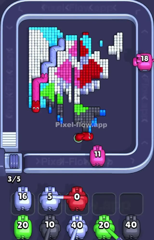 Pixel Flow Level 1139 Solution 2