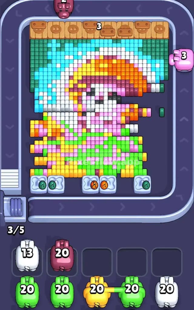 Pixel Flow Level 777 Solution 1