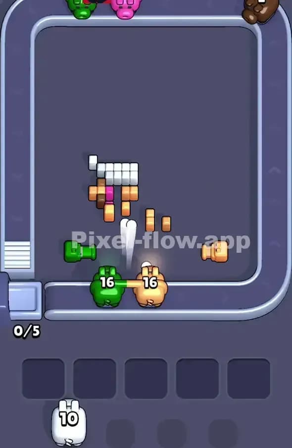 Pixel Flow Level 368 Solution 3