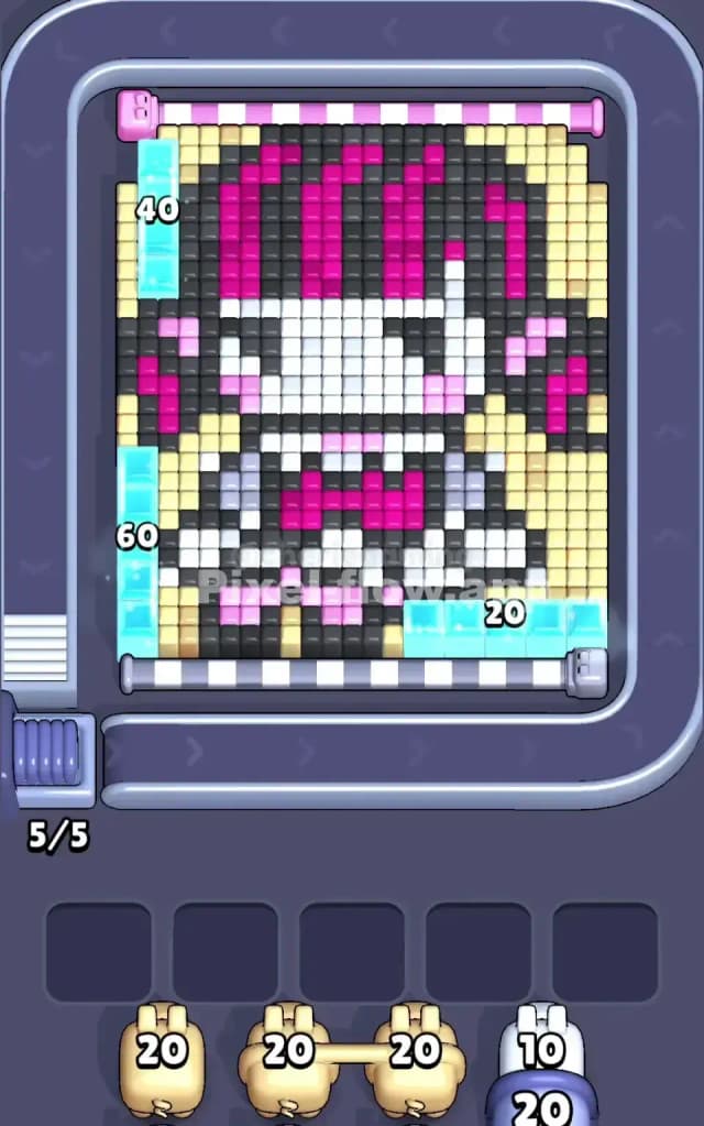Pixel Flow Level 205 Gameplay