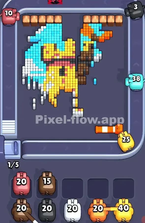 Pixel Flow Level 335 Solution 2