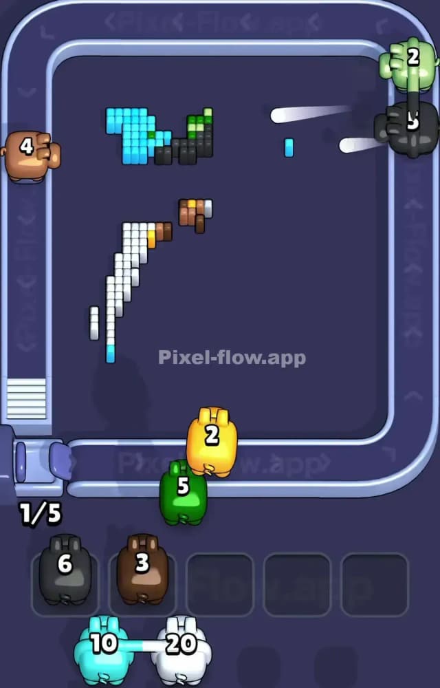 Pixel Flow Level 1416 Solution 3