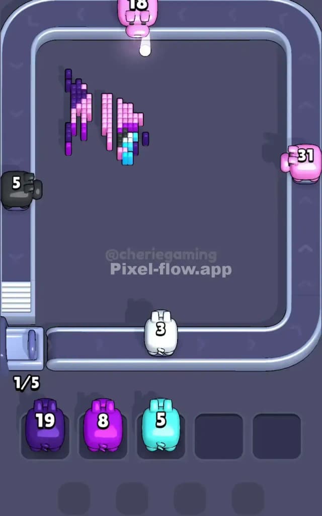 Pixel Flow Level 419 Solution 3