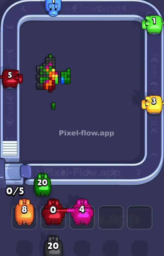 Pixel Flow Level 1134 Solution 3