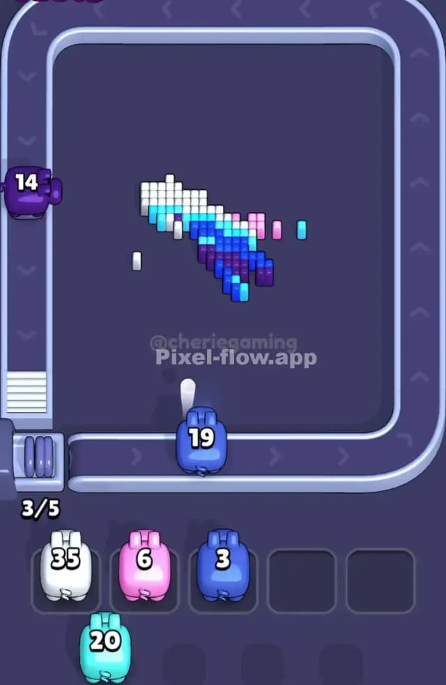 Pixel Flow Level 1642 Solution 3