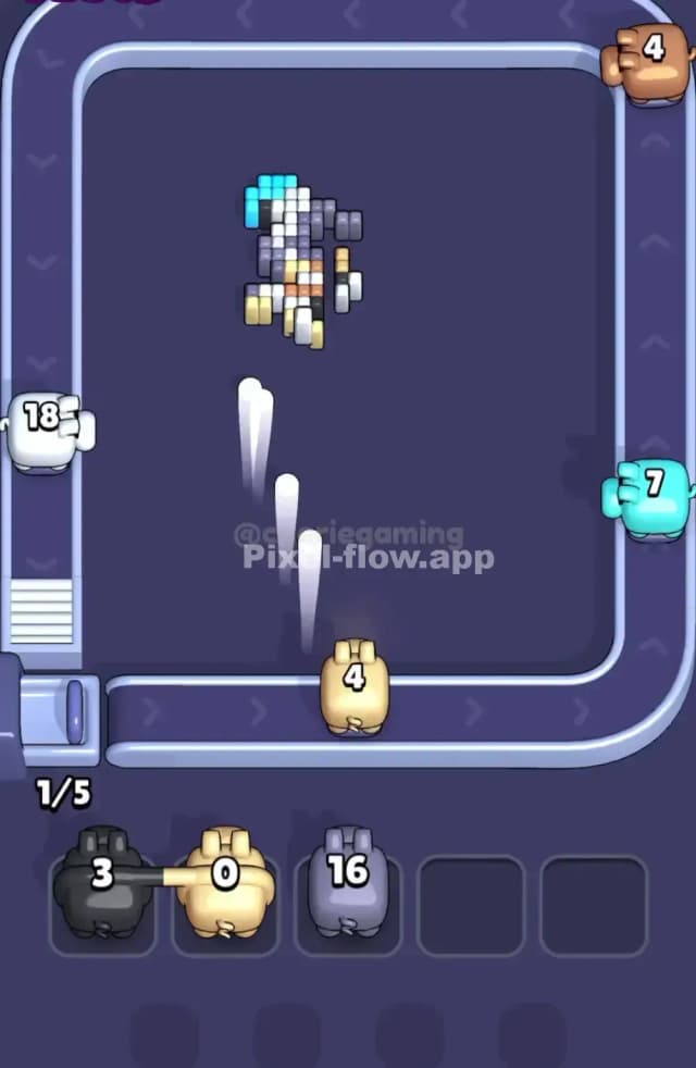 Pixel Flow Level 1793 Solution 3