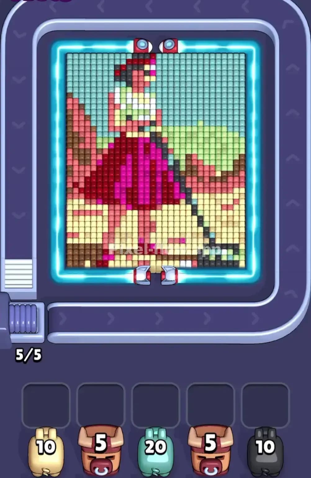 Pixel Flow Level 1744 Screenshot