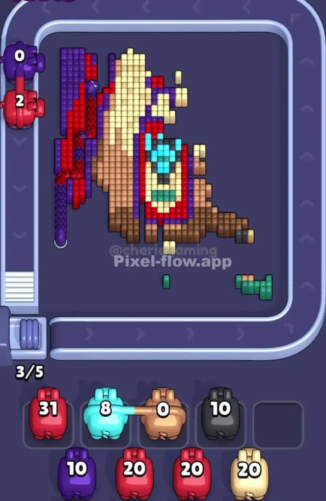 Pixel Flow Level 1626 Solution 2