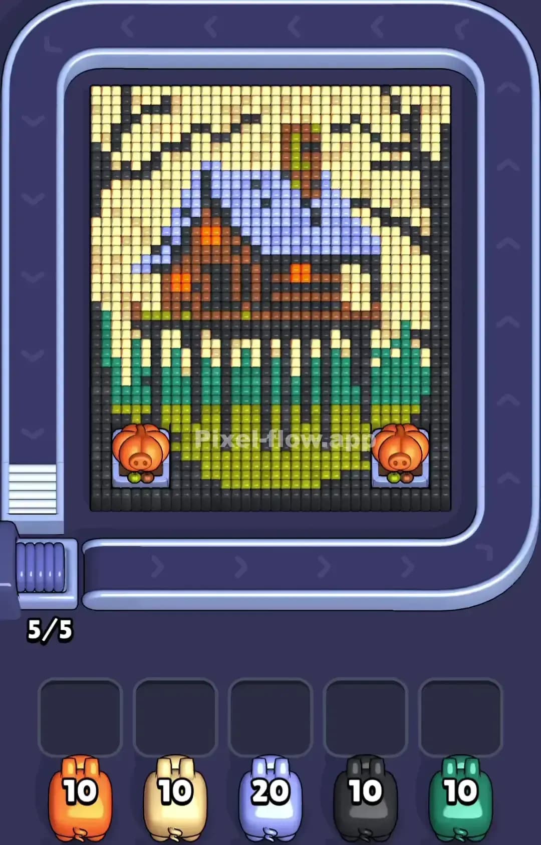 Pixel Flow Level 987 Screenshot