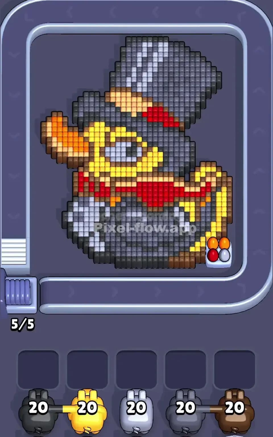 Pixel Flow Level 308 Screenshot