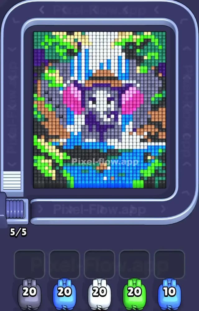 Pixel Flow Level 1329 Gameplay