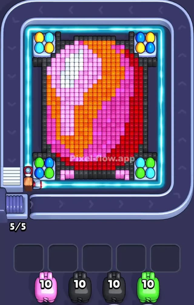Pixel Flow Level 868 Gameplay