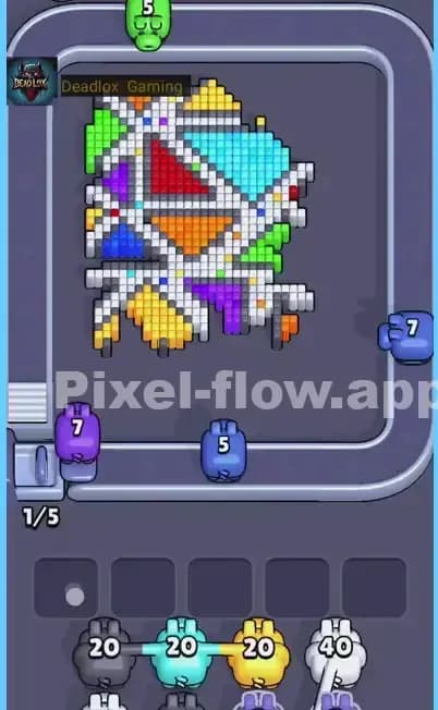 Pixel Flow Level 457 Solution 2