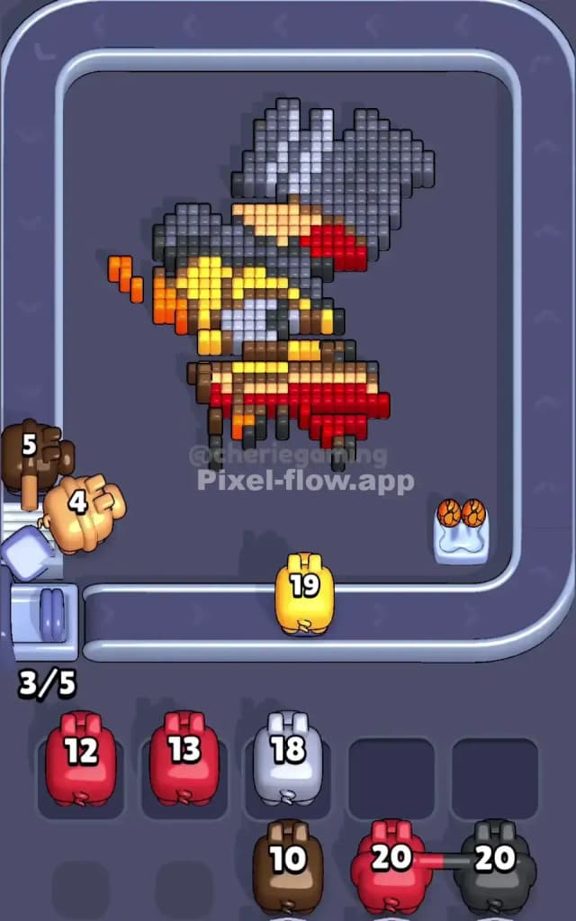 Pixel Flow Level 308 Solution 2