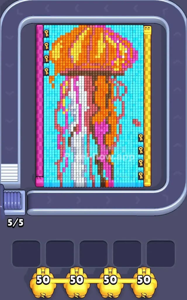 Pixel Flow Level 385 Gameplay