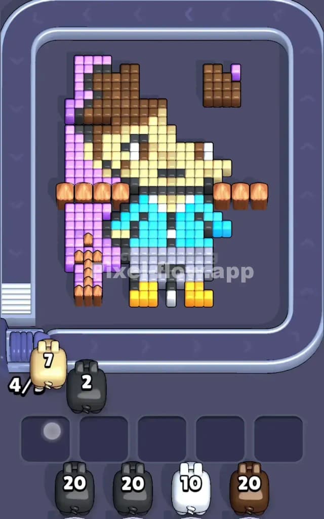 Pixel Flow Level 122 Solution 1