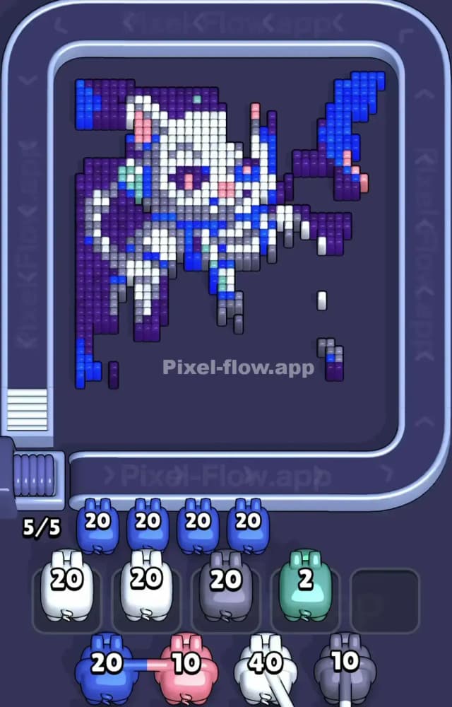 Pixel Flow Level 1172 Solution 2