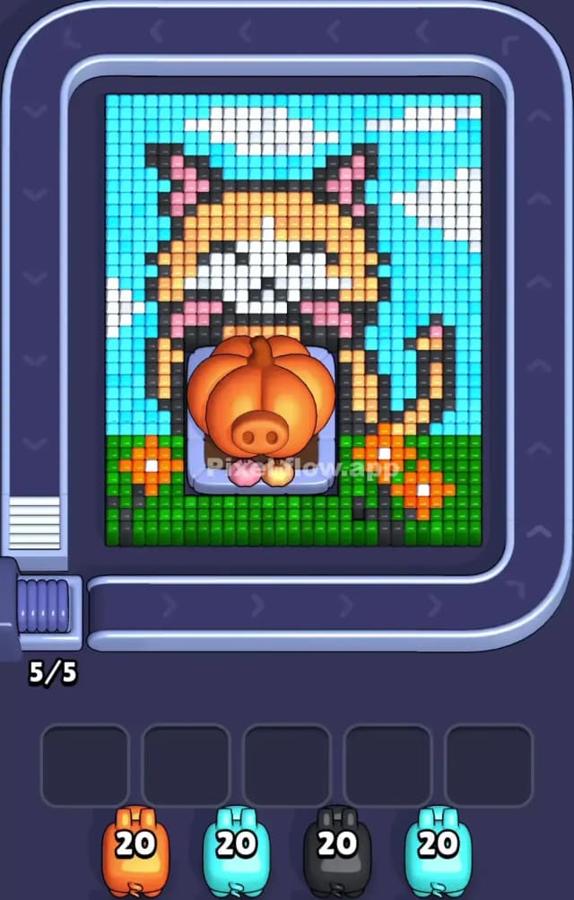 Pixel Flow Level 964 Gameplay