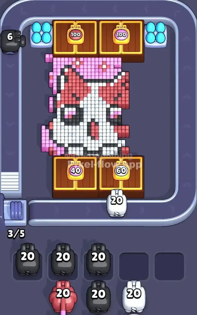 Pixel Flow Level 684 Solution 2