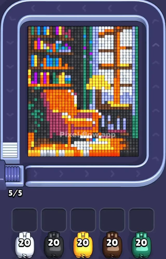 Pixel Flow Level 966 Gameplay