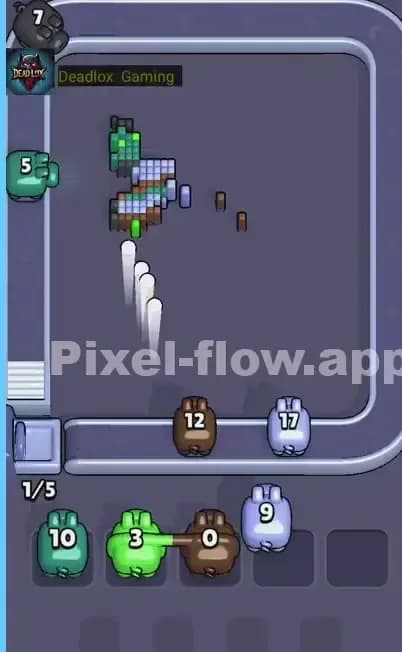 Pixel Flow Level 487 Solution 3