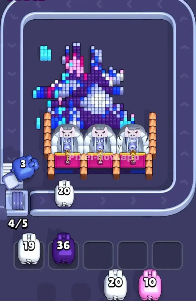 Pixel Flow Level 1737 Solution 2