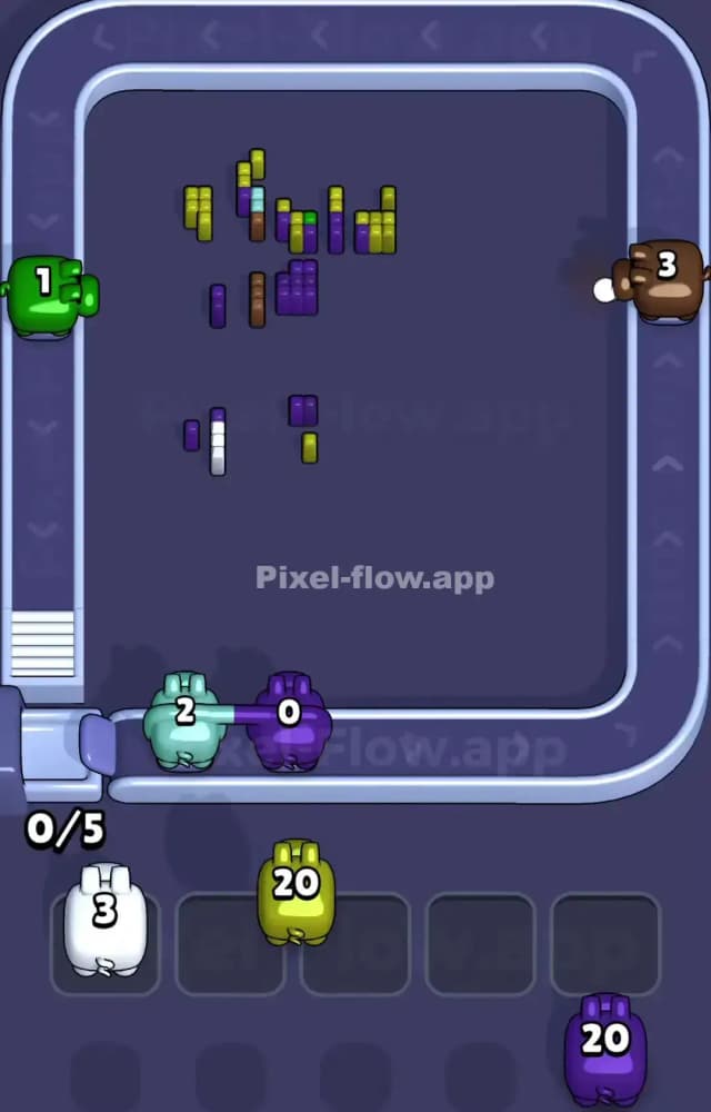Pixel Flow Level 1087 Solution 3