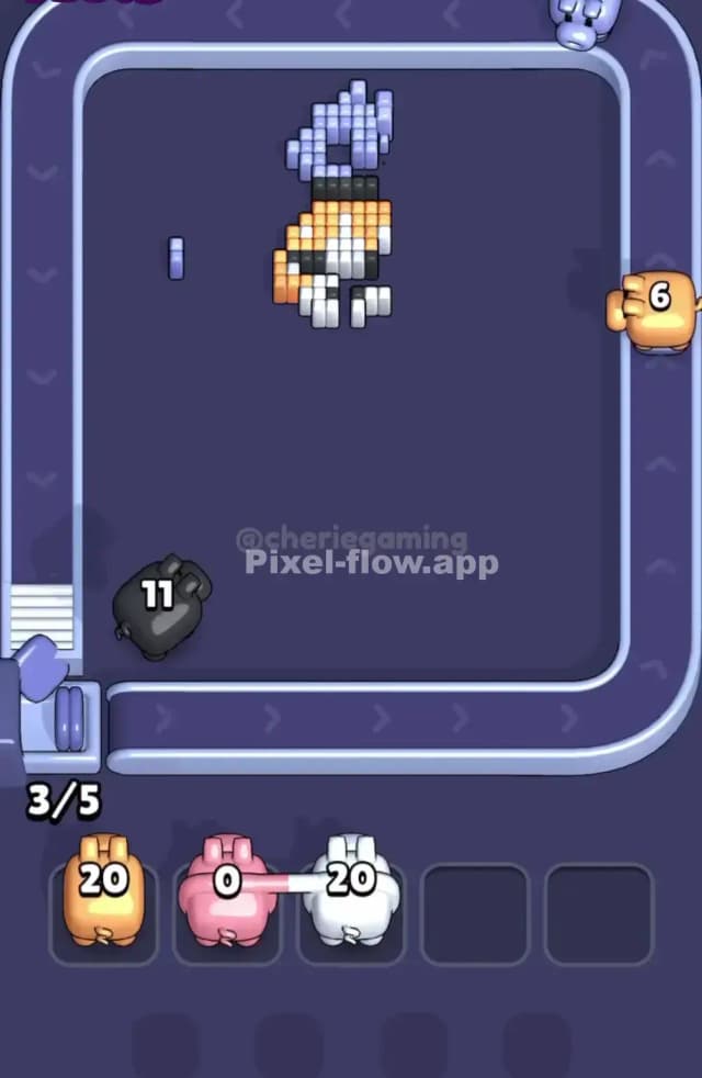 Pixel Flow Level 1670 Solution 3