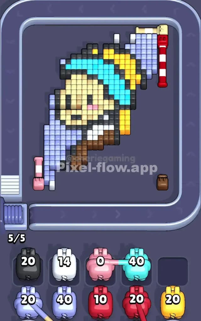 Pixel Flow Level 220 Solution 2