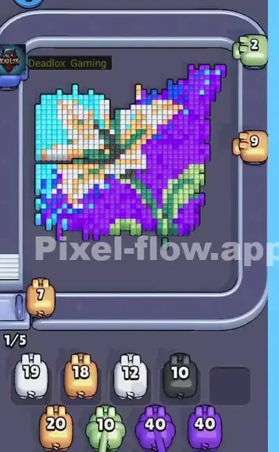 Pixel Flow Level 450 Solution 1