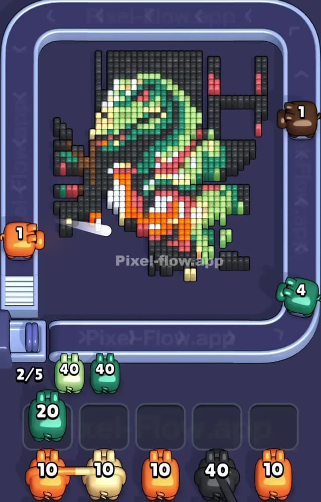 Pixel Flow Level 1320 Solution 2
