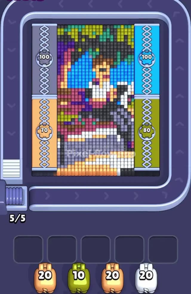 Pixel Flow Level 1637 Gameplay