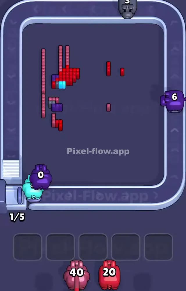 Pixel Flow Level 1045 Solution 3