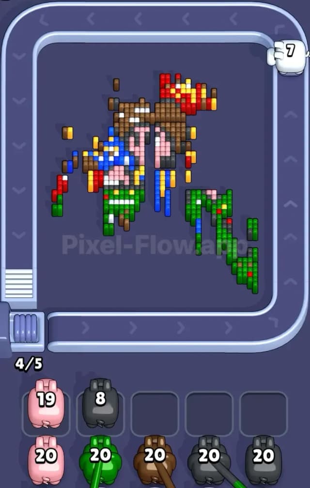 Pixel Flow Level 645 Solution 3